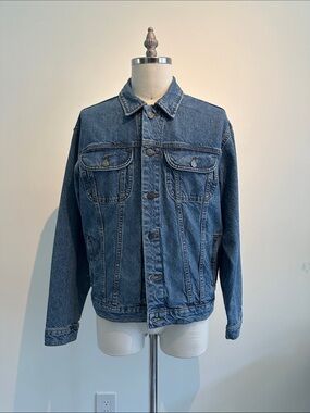 Primark Blue Denim Trucker Jacket - Men